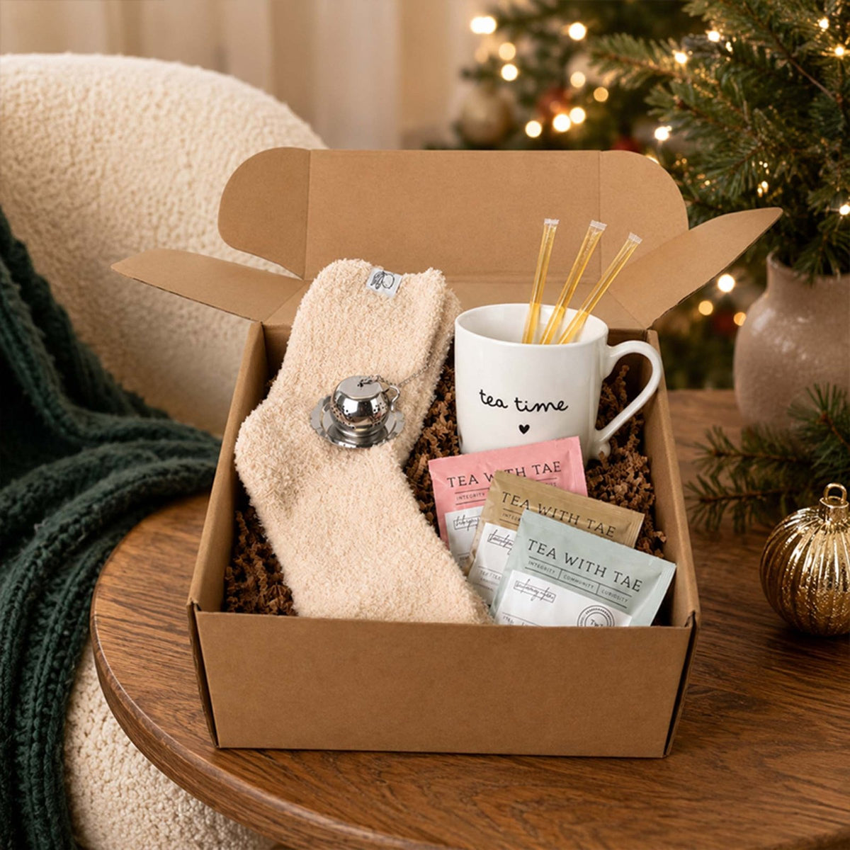 Warm & Cozy Tea Gift Basket