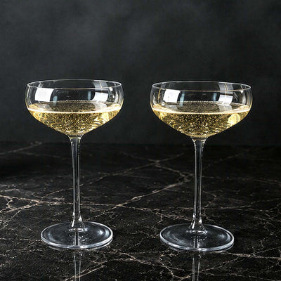 Alba Champagne Coupe Glasses, Set of 2