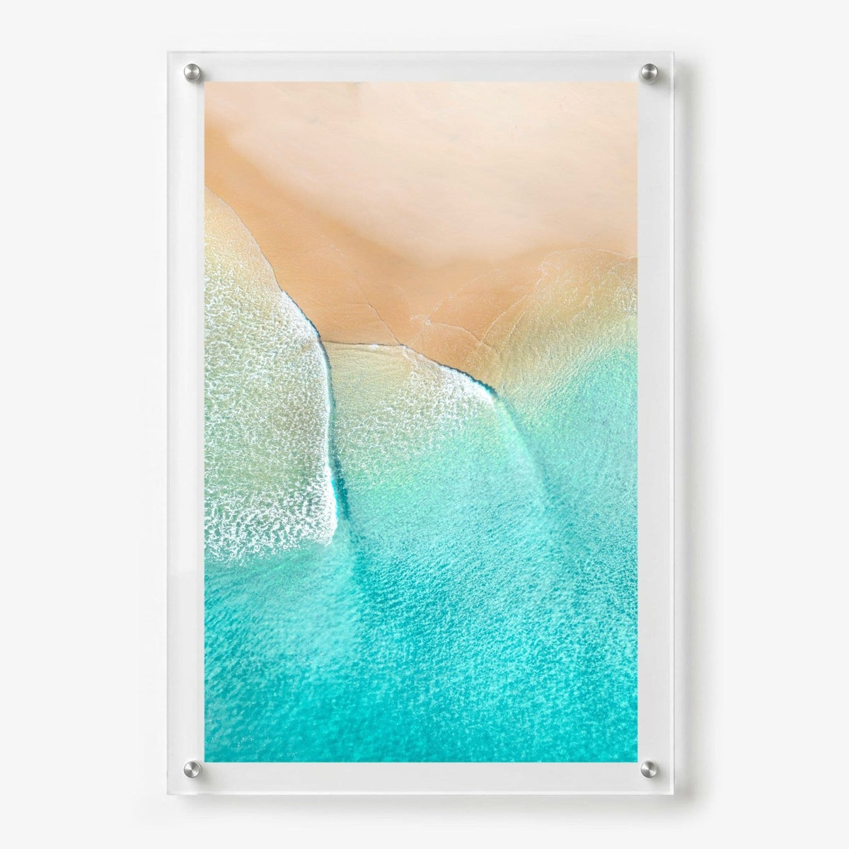 Aqua Veil Acrylic Wall Art Print