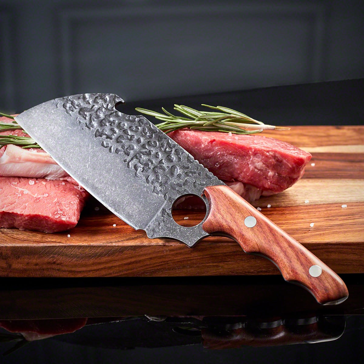 Be Bold Personalized Meat Cleaver Knife, Set of 5 - Groomsmen Gifts