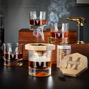 9 Pc Whiskey Smoker Set