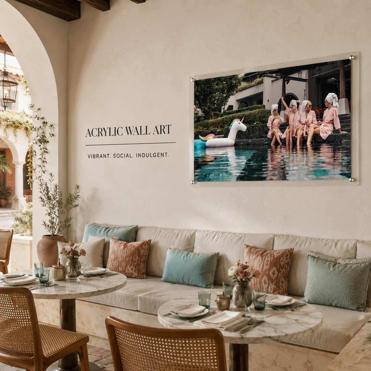 Breakfast at Brittany's Acrylic Wall Art Print - Horizontal