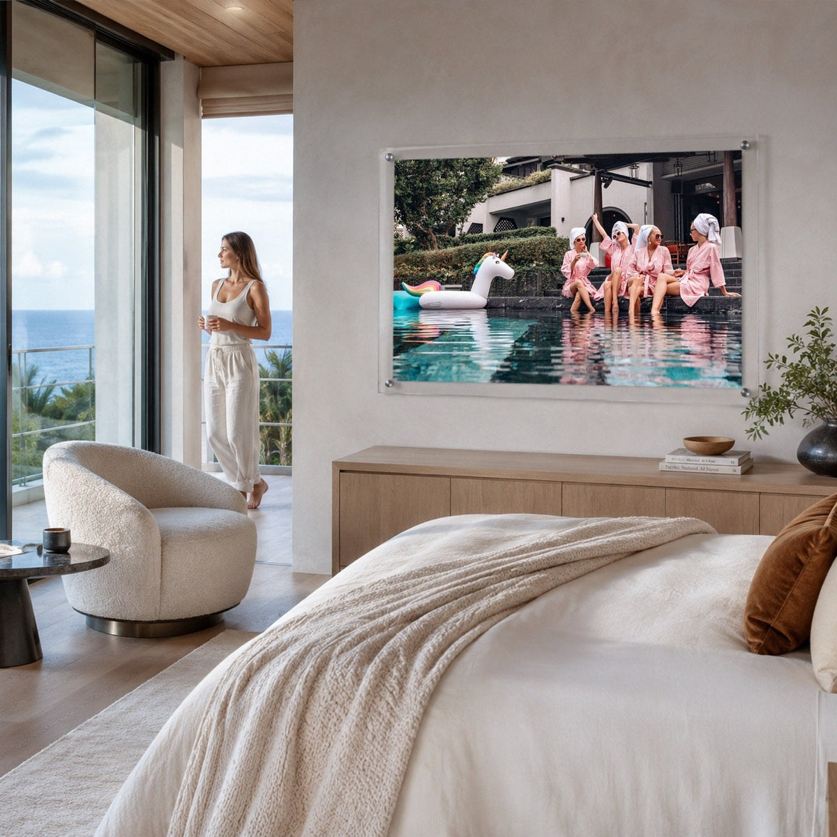 Breakfast at Brittany's Acrylic Wall Art Print - Horizontal