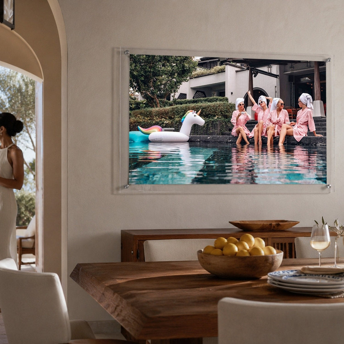 Breakfast at Brittany's Acrylic Wall Art Print - Horizontal