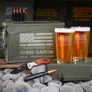 Ammo Can Beer Gift Set