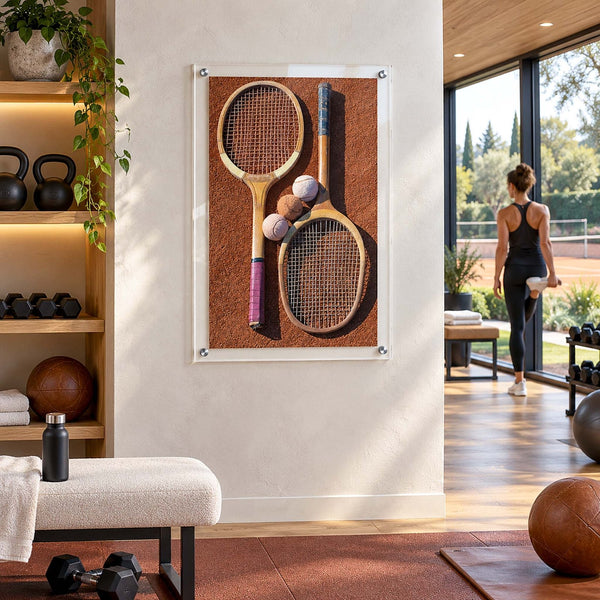 Clay Court Classics Acrylic Wall Art Print