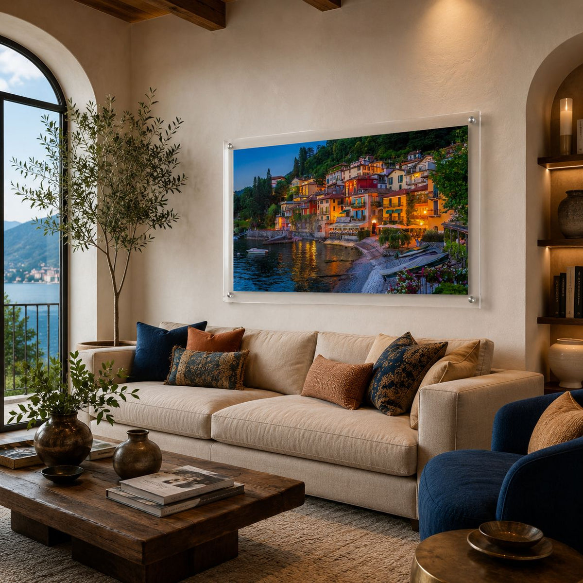 Como After Dark Acrylic Wall Art Print