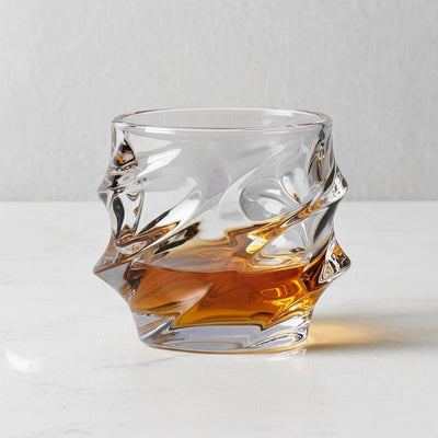 Custom Whiskey Box Set with Sculpted Glasses