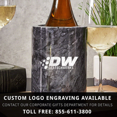 Customized Black Marble Wine Chiller