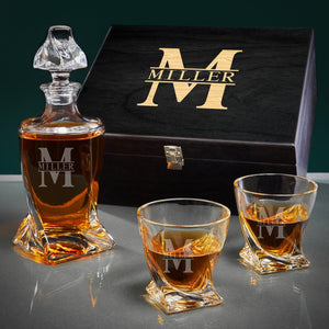 Two Glasses + Decanter + Box