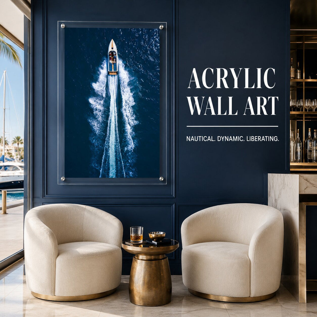 Exit By Sea Acrylic Wall Art Print - Vertical