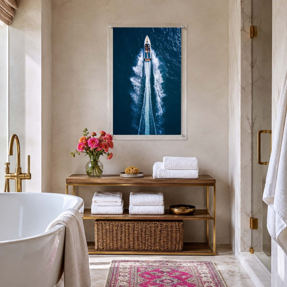 Exit By Sea Acrylic Wall Art Print - Vertical