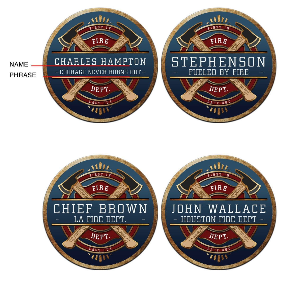 FireFighter Brotherhood Personalized Sign - Firefighter Gift