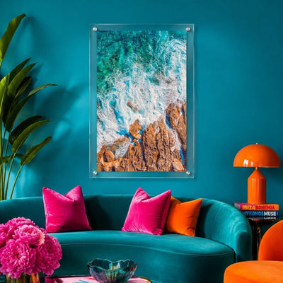 Foam & Fire Acrylic Wall Art Print