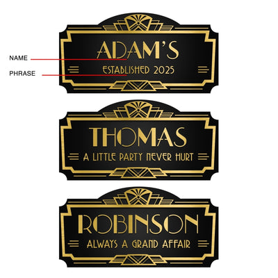 Great Gatsby Custom Sign