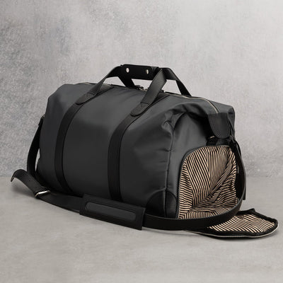 Harrison Weekender Travel Duffel Bag w Shoe Compartment 19"