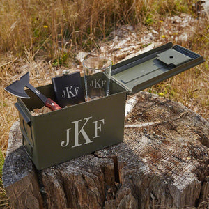 Ammo Box + Pint + Flask + Hatchet