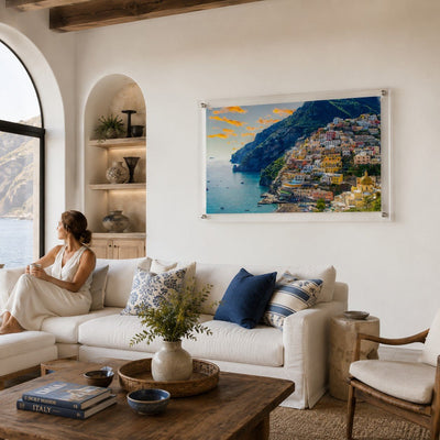 Italian Coast Acrylic Wall Art Print