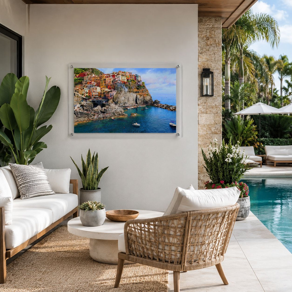 Italian Coast Acrylic Wall Art Print