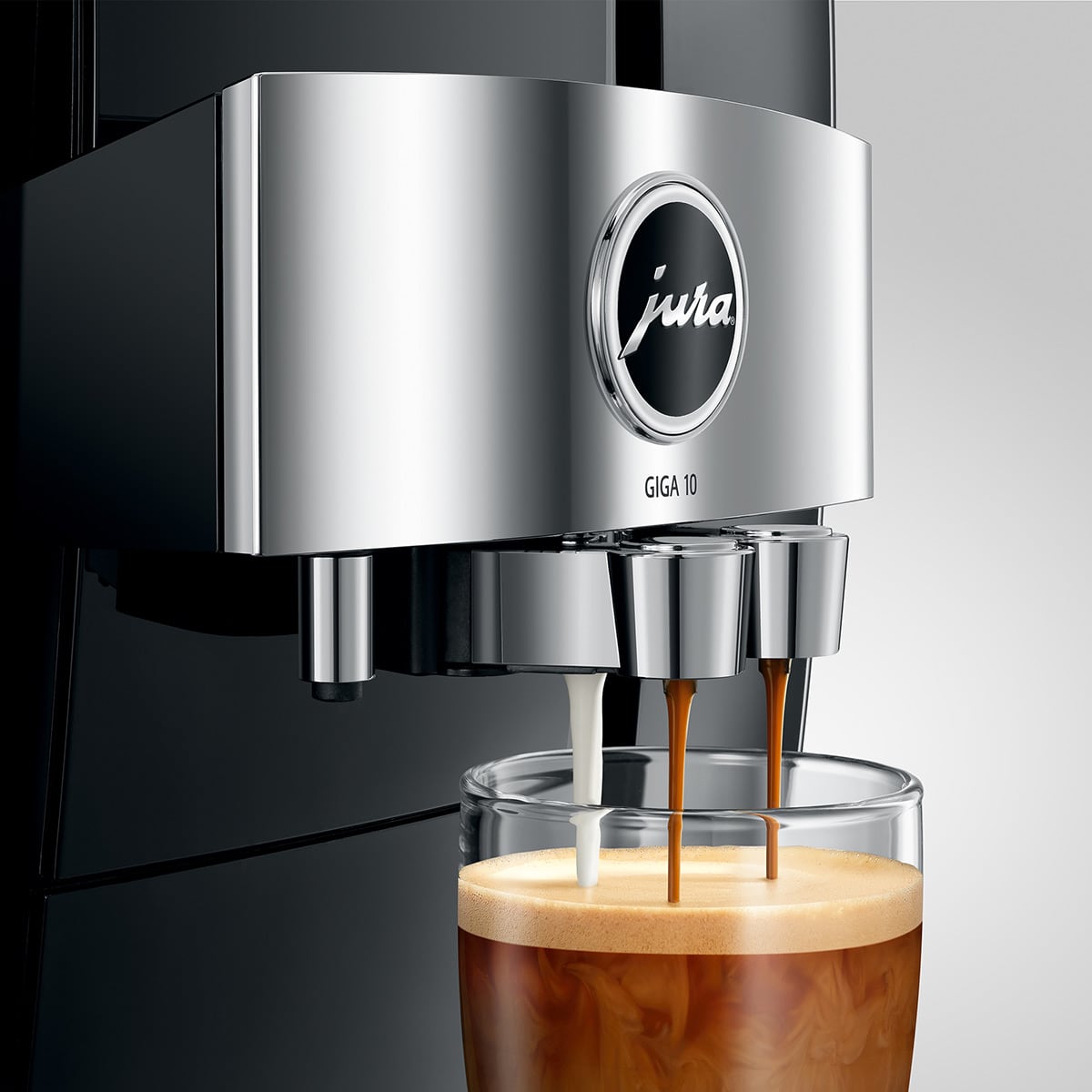 JURA GIGA 10 Fully Automatic Espresso Machine, Diamond Black