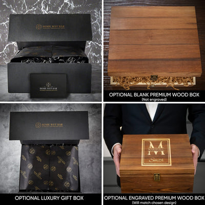 Sculpted Whiskey Glasses, Set of 4