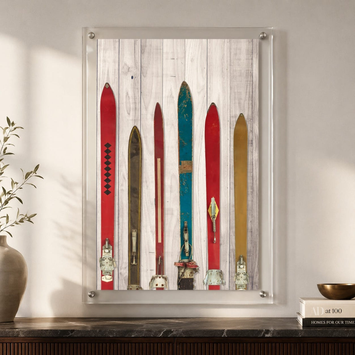 Lodge Lineup Acrylic Wall Art Print