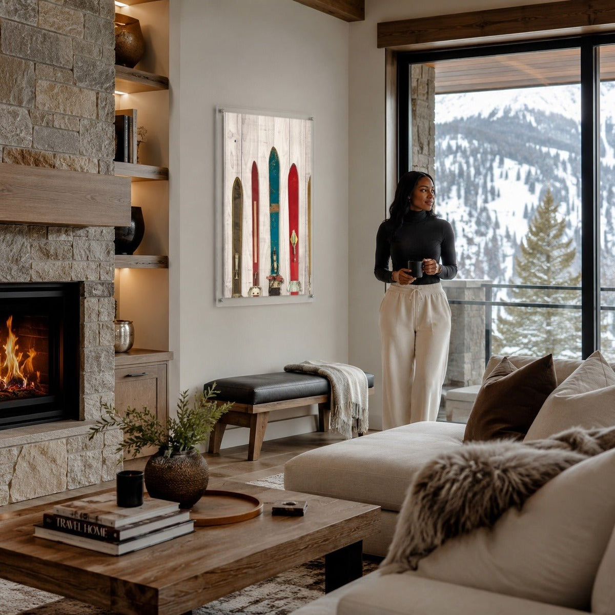 Lodge Lineup Acrylic Wall Art Print