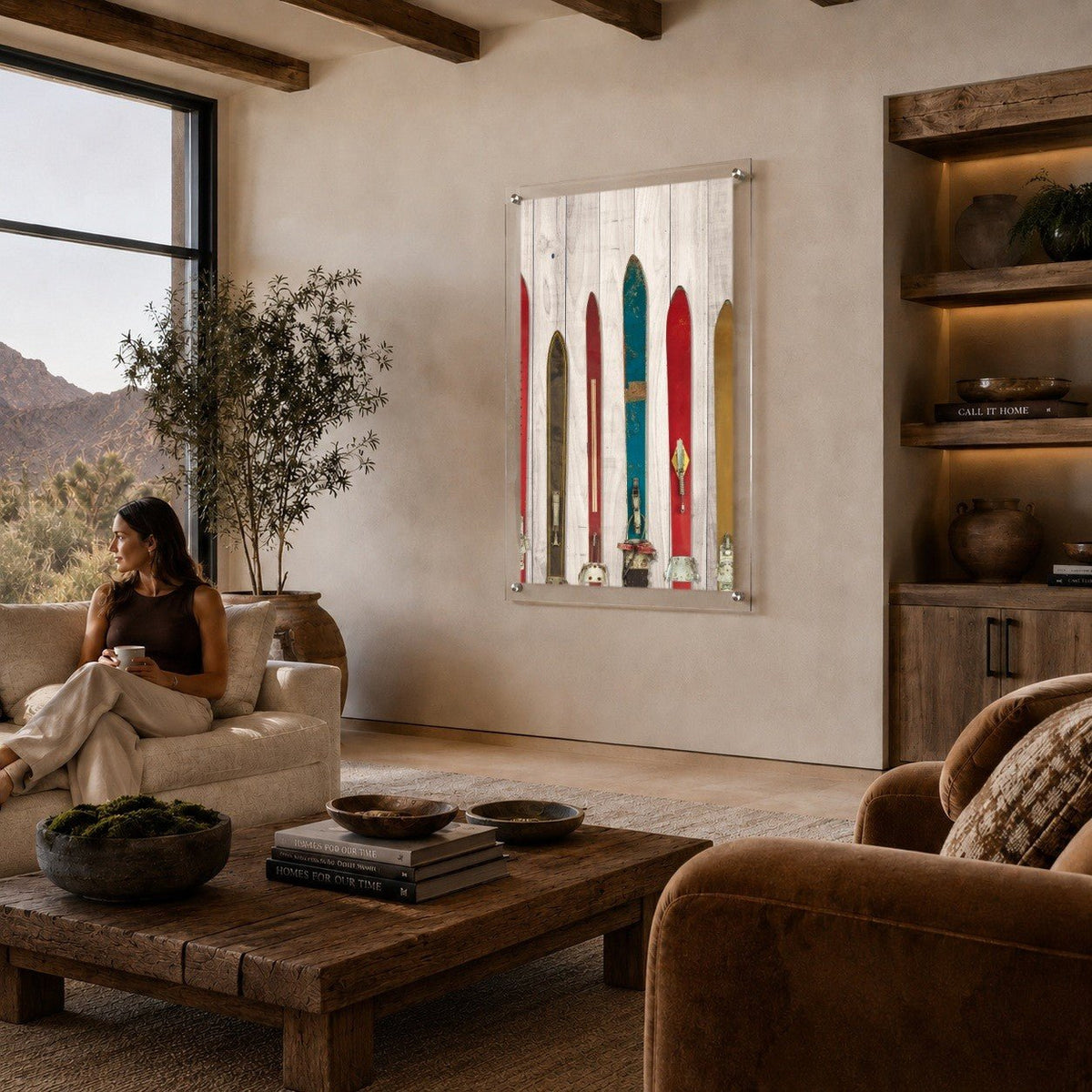 Lodge Lineup Acrylic Wall Art Print