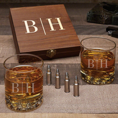 Make My Day Custom Whiskey and Cigar Gift Set