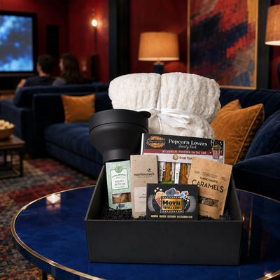 Marquee Movie Night Gift Basket