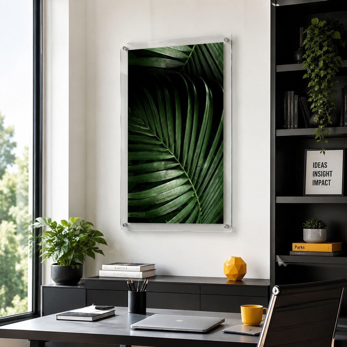 Midnight Palm Acrylic Wall Art Print