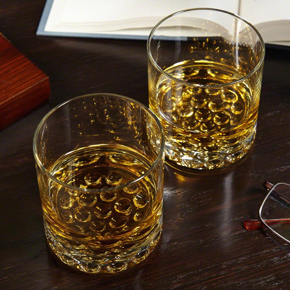 Monogrammed Whiskey Globe Decanter Set with Rocks Glasses - 5pc Quinton