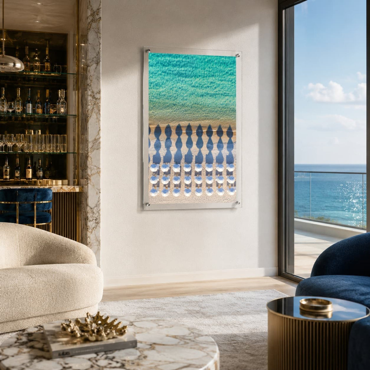 Morning Cabana Acrylic Wall Art Print