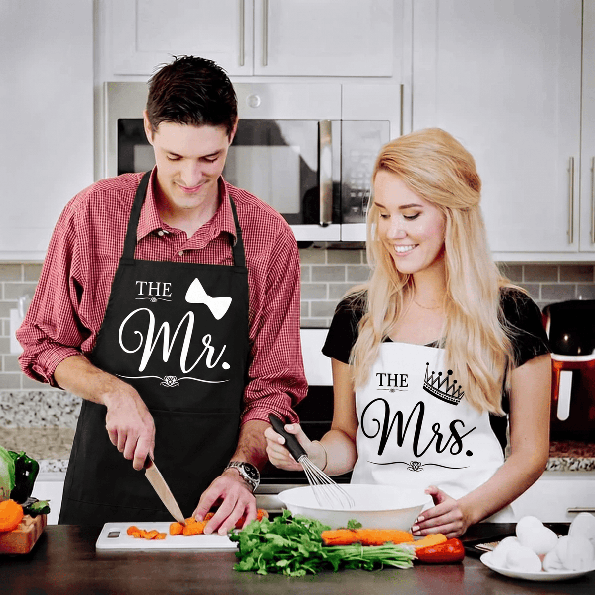Mr. & Mrs. Aprons, Engagement Gift