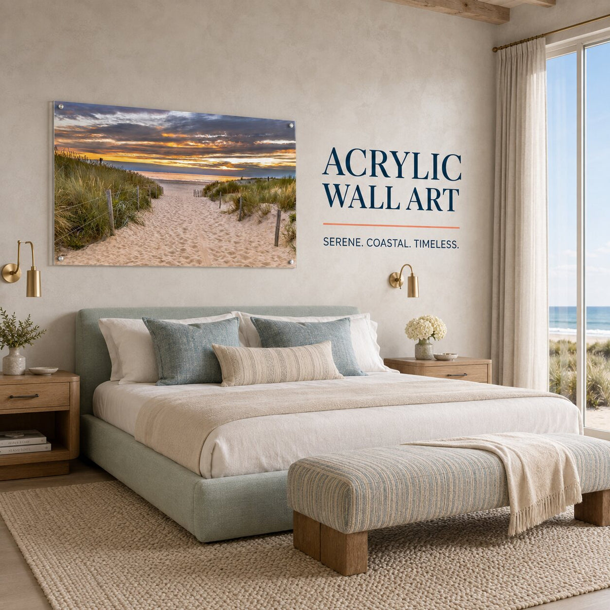 Nantucket This Way Acrylic Wall Art Print