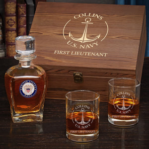 Decanter + Two Glasses + Box