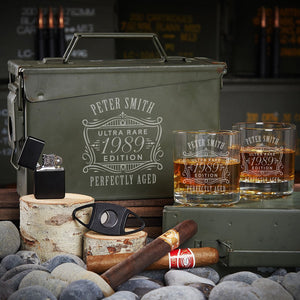 Ultra Rare Ammo Can Whiskey Set
