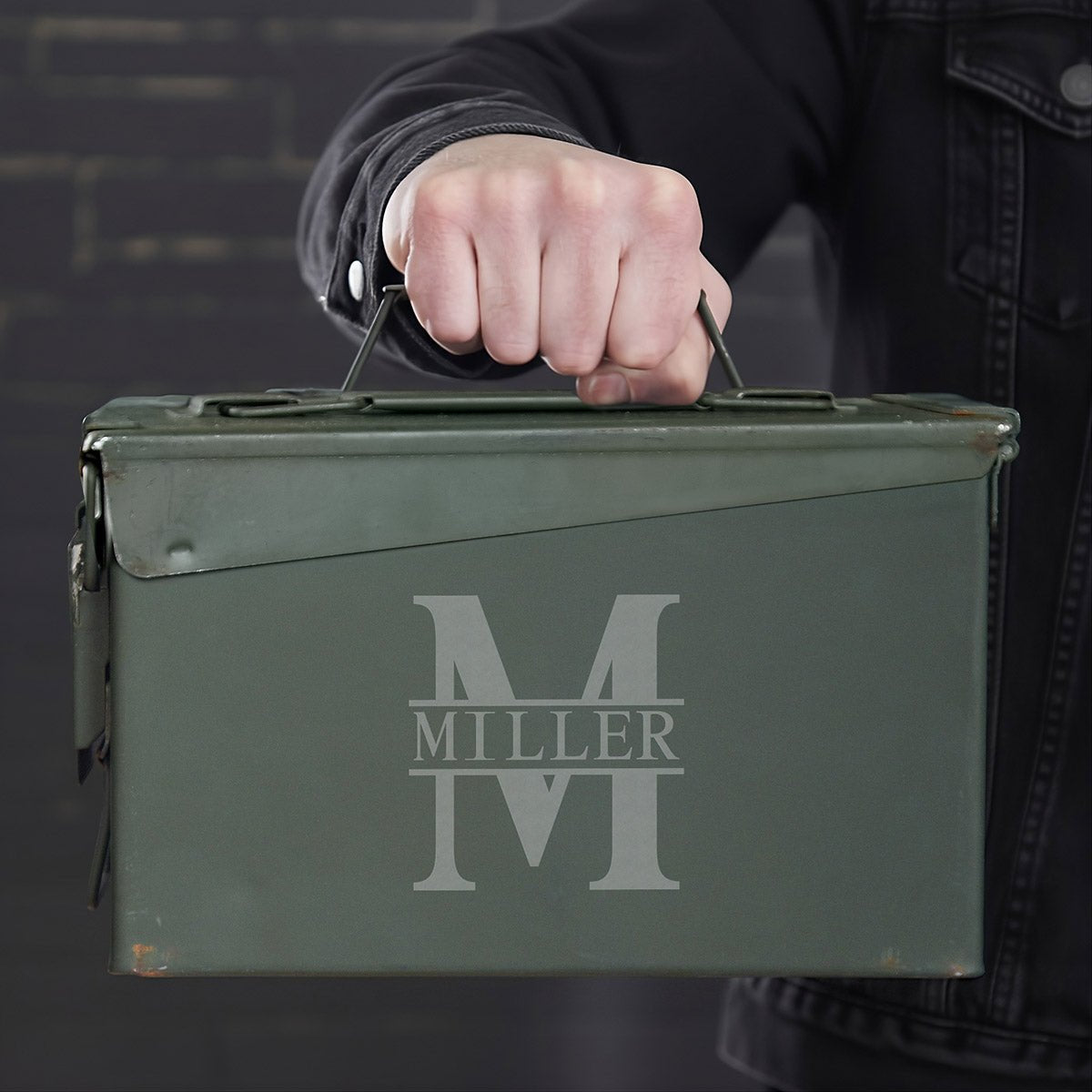 Personalized All the Vices 30 Cal Ammo Can Whiskey Gift Set