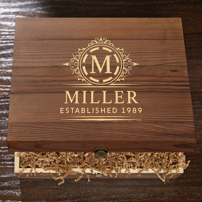 Personalized Beer Gift Set with Full Sized Mugs