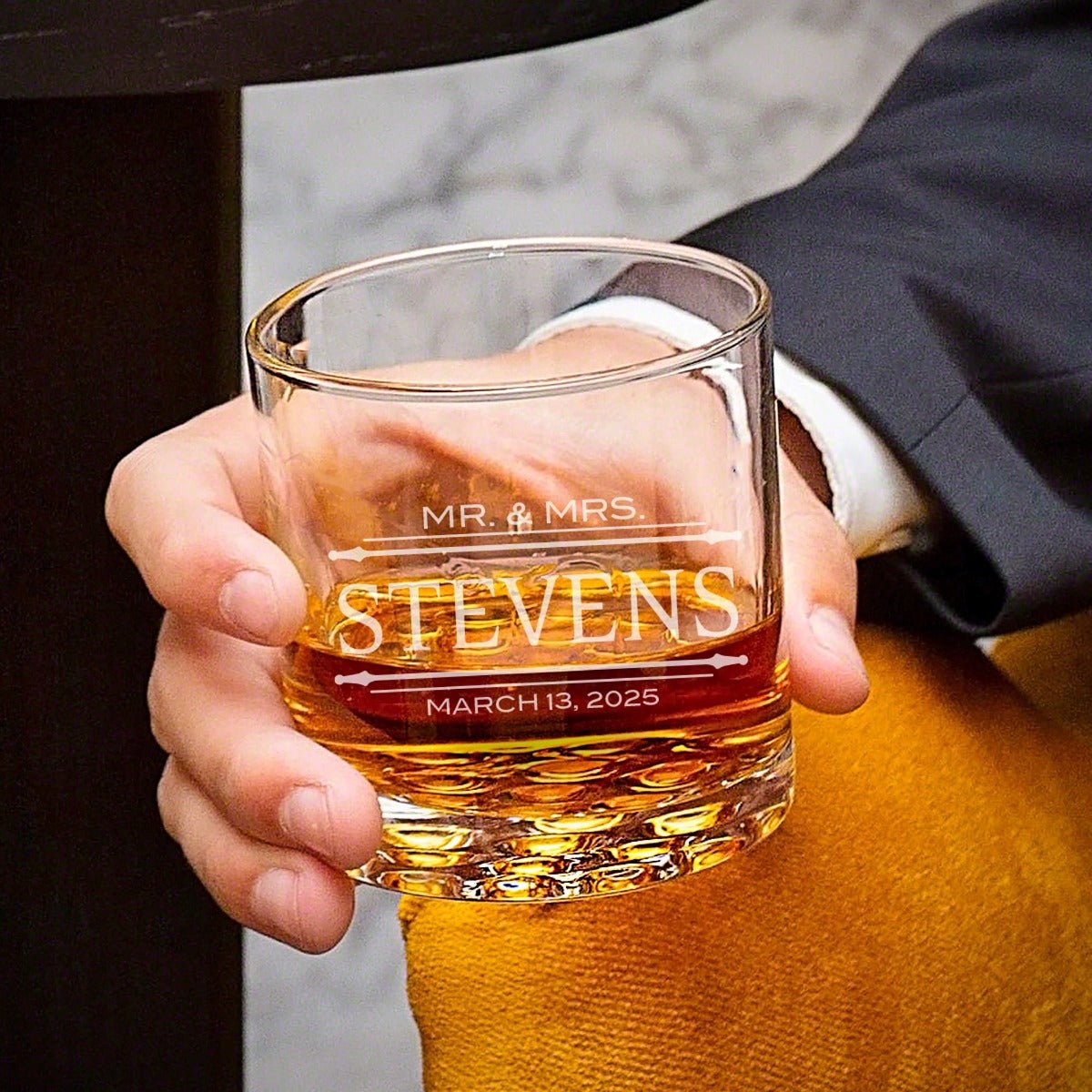Personalized Bullet Whiskey Stones with Buckman Glasses