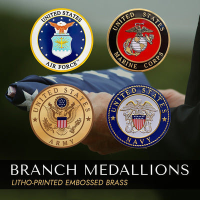 Personalized Military Flag Case - Made in USA