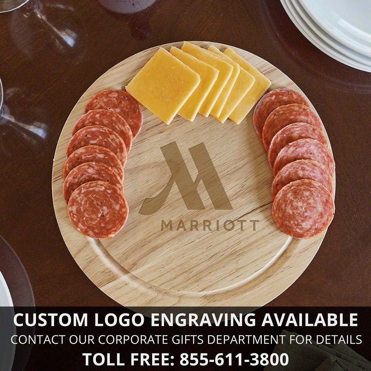 Personalized Swivel Cheese Board