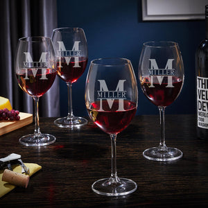 Set of Four Stem Glasses