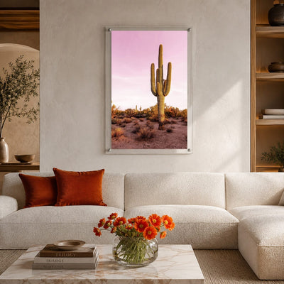 Pink Desert Club Acrylic Wall Art Print