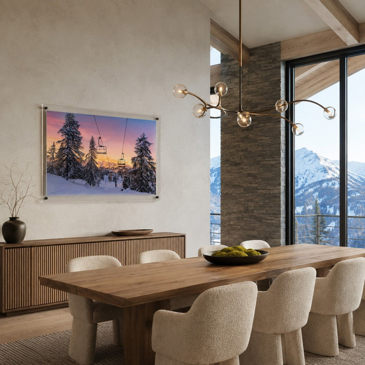 Pink Sky Apres Acrylic Wall Art Print