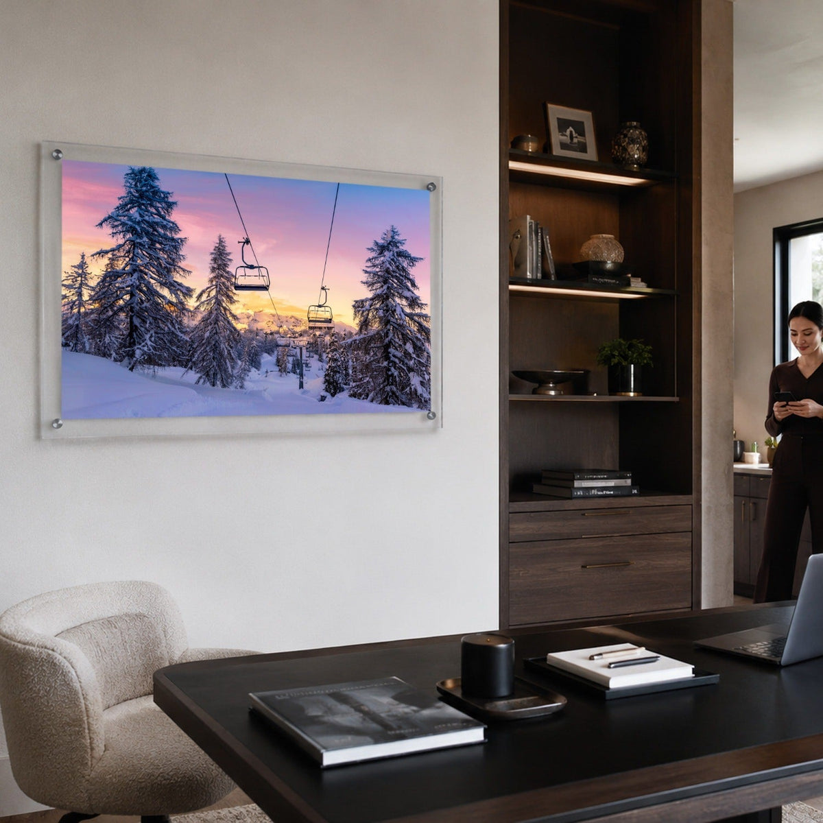 Pink Sky Apres Acrylic Wall Art Print