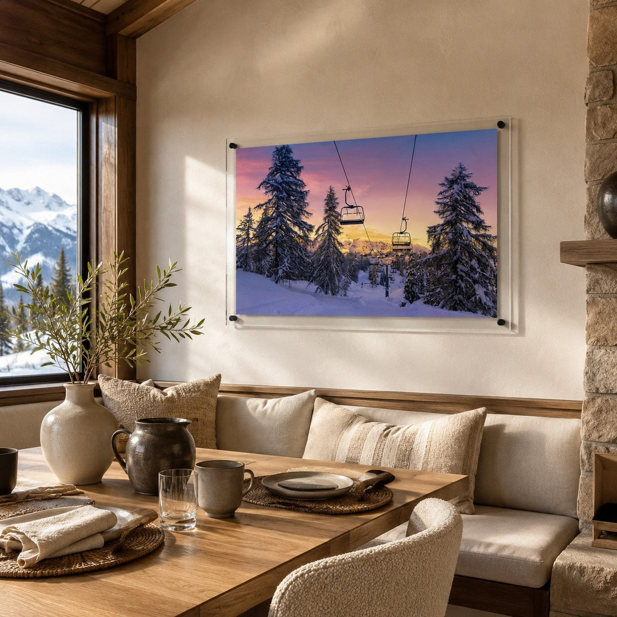 Pink Sky Apres Acrylic Wall Art Print