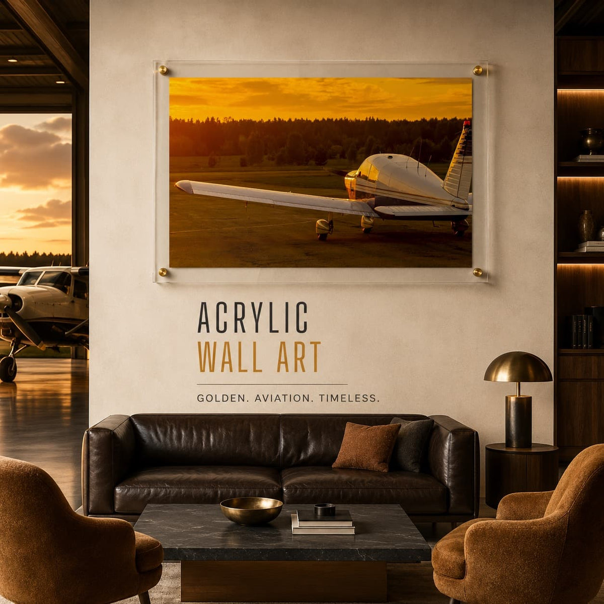 Piper, Cleared for Sunset Acrylic Wall Art Print