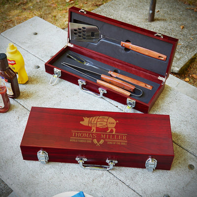 Rosewood Personalized Grilling Tools