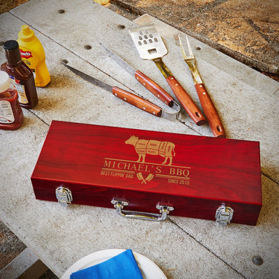 Rosewood Personalized Grilling Tools